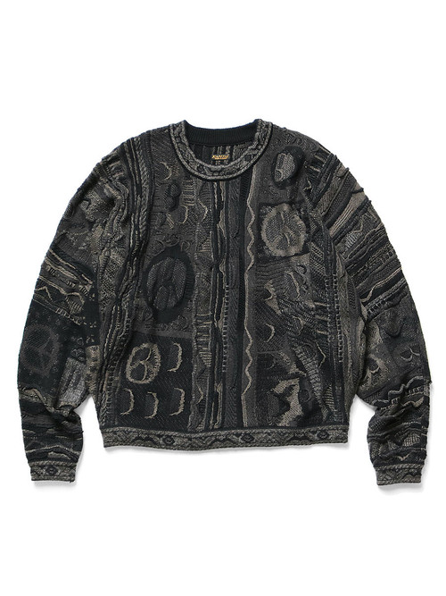 KAPITAL Knit Sweater 7G BORO GAUDY Crew Sweater