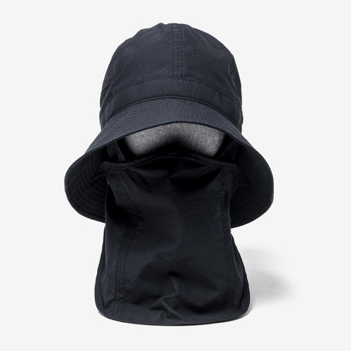 【M】WTAPS FACEHUGGER HAT COTTON.RIPSTOP 黒 M】WTAPS FACEHUGGER HAT COTTON.RIPSTOP 黒