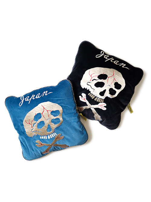 KAPITAL Jacket Rayon Satin Quilting Siamese Bomber JKT (Rain Skull)