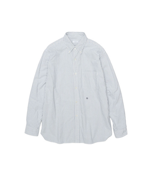 nanamica SHIRT Button Down Stripe Wind Shirt Online Shop to Worldwide