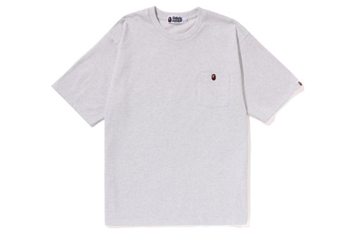 BAPE CUT AND SEWN APE HEAD ONE POINT RELAXED FIT POCKET TEE