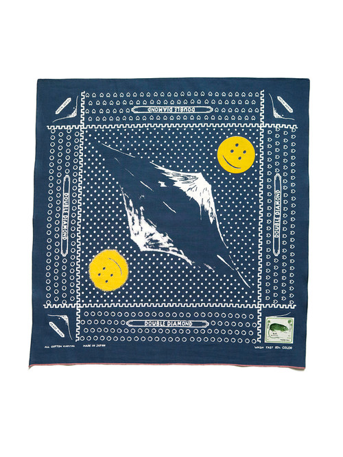 KAPITAL Bandana fastcolor Selvedge Bandana (Mirror Fuji RAINBOWY)