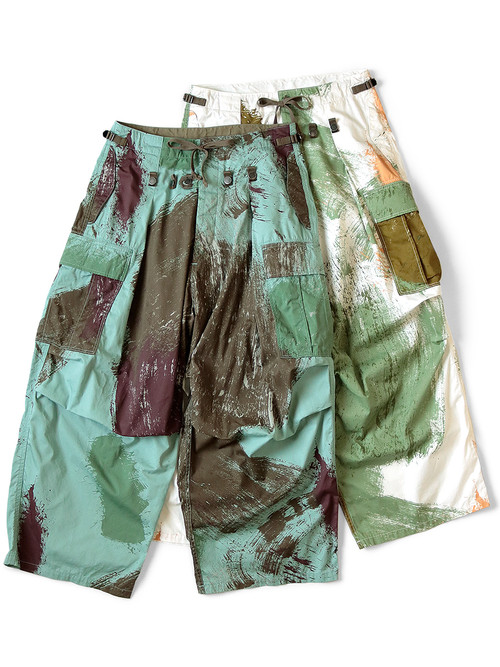 KAPITAL Pants Combed Burberry Brush Camo pt Jumbo Cargo Pants