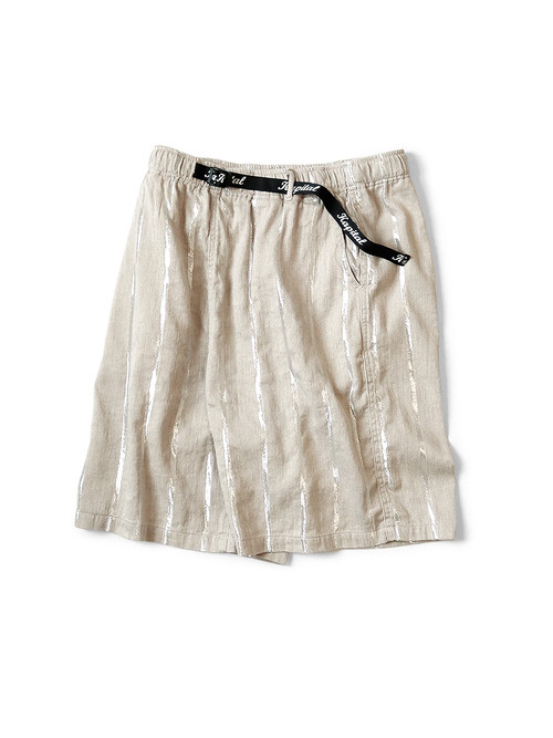 KAPITAL Pants Linen Glitter Phillies Stripe Easy Shorts