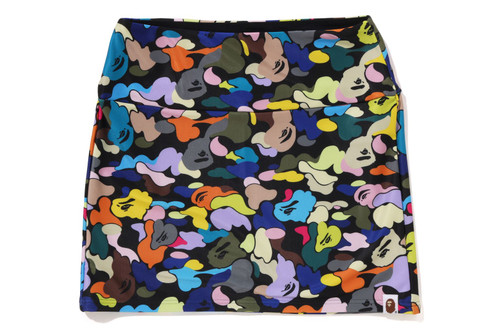BAPE SKIRT MULTI CAMO MINI SKIRT