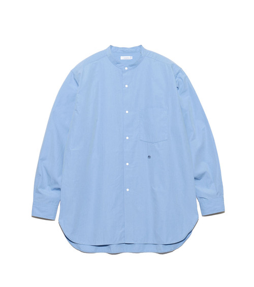 nanamica SHIRT Band Collar Wind Shirt Online Shop to Worldwide