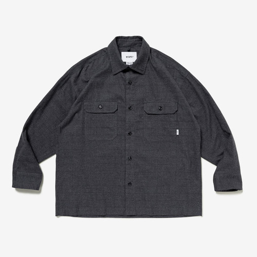 WTAPS Shirt DECK 01 / LS / COTTON. TWILL. TEXTILE