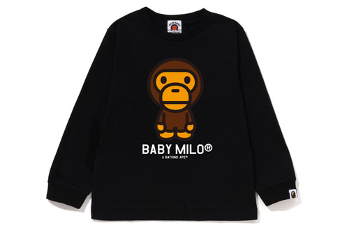 BABY MILO エイプ初期モデルA BATHING APE ロンT 長袖 BAPE CUT AND SEWN BABY MILO L/S TEE