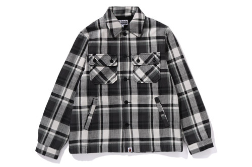 JACKET BAPE CHECK CPO JACKET