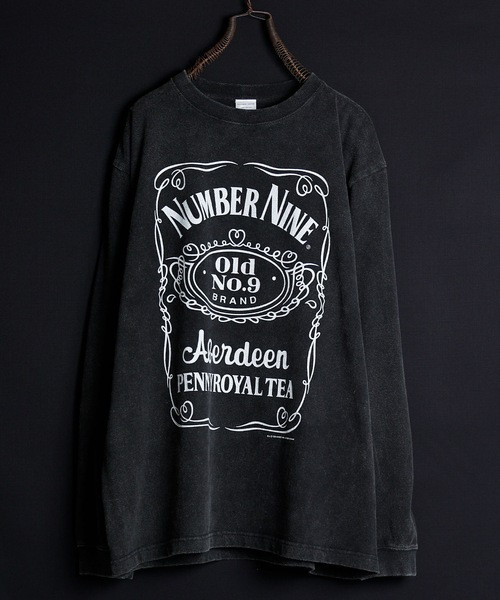 NUMBER (N)INE Tops POWDER BREACH CLASSIC LOGO L/S T-SHIRT