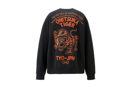 Onitsuka tiger SWEAT TOP Big tiger Embroidery Sweat top S～XL Unisex Adults
