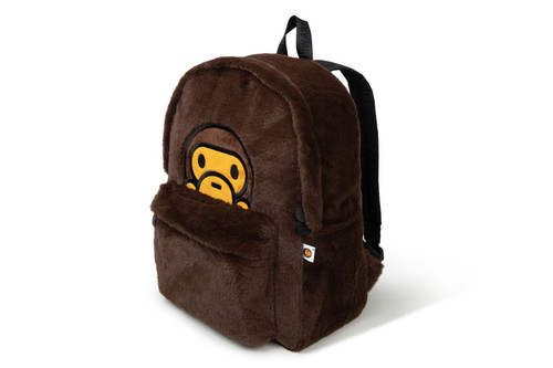 BAPE BABY MILO STORE BABY MILO MINI FUR BACKPACK