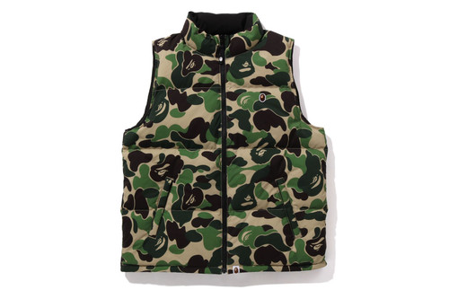 BAPE JACKET ABC CAMO REVERSIBLE DOWN VEST