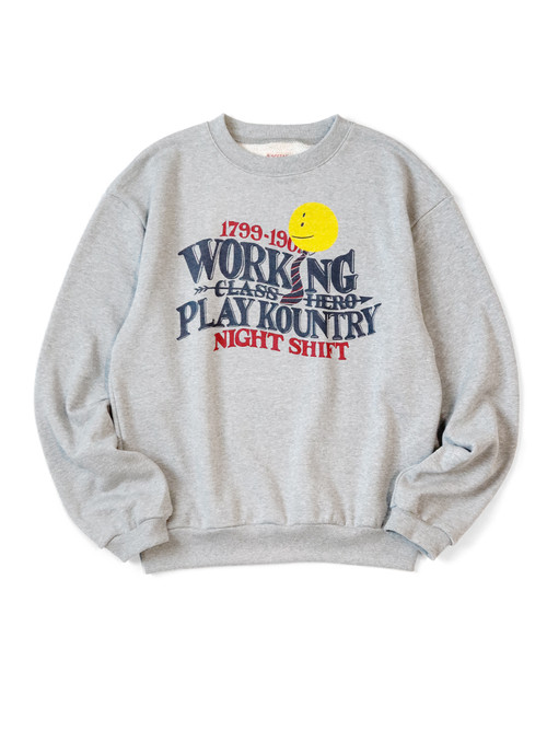 Kapital ECO fleece crew sweatshirt (CATPITALpt) sweater