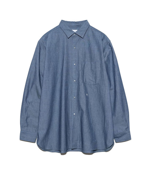 トップス nanamica Regular Collar Chambray Shirt Regular Collar Chambray Shirt – nanamica NEW YORK
