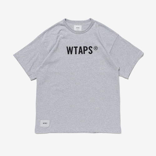 トップス wtaps ASH GRAY 251ATDT-CSM01 SIGN WTAPS Sign Crewneck | Male | SVD USA