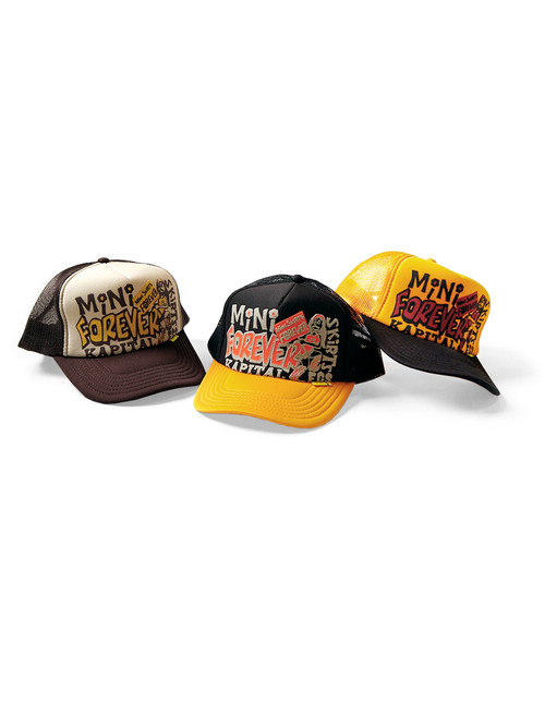 KAPITAL キャピタル LEGS MiNi SKiRTs FOREVER トラックCAP EK-1596XH メッシュキャップ 帽子 イエロー/ブラウン KAPITAL Hat/Cap LEGS MiNi SKiRTs FOREVER Truck CAP