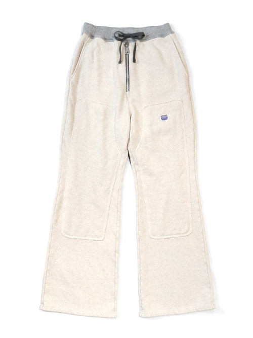 KAPITAL Pants TOP Fleece ZIPPER W Knee Flare Sweatpants