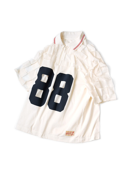 KAPITAL 88 JERSEY ポロシャツ 白 サイズ2 KAPITAL 88 JERSEY ポロシャツ 白 - メルカリ