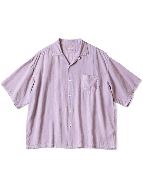 KAPITAL Shirt (Short Sleeve) Soft Linen Open Collar big Shirt
