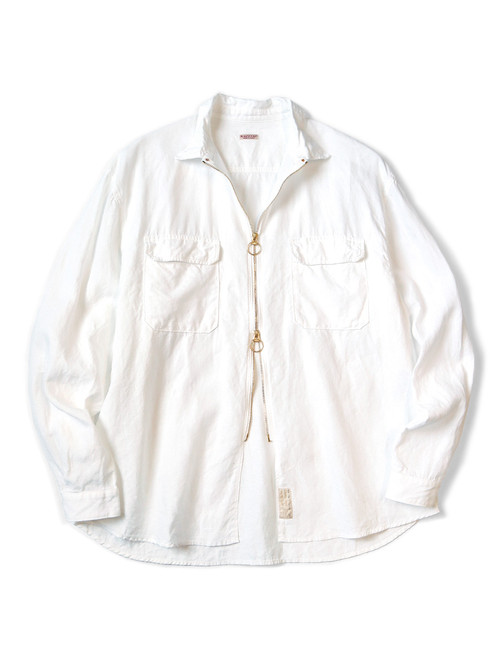 KAPITAL Shirt (Long Sleeve) Linen Drizzler Work Shirt