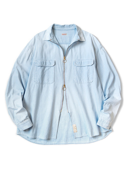 Kapital linen drizzler work shirt (long sleeve)