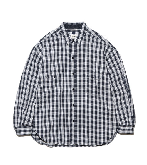 nanamica SHIRT Cotton Nep Deck Shirt Online Shop to Worldwide