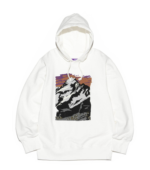 THE NORTH FACE Purple Label SWEAT 10oz Mountain Graphic Hoodie