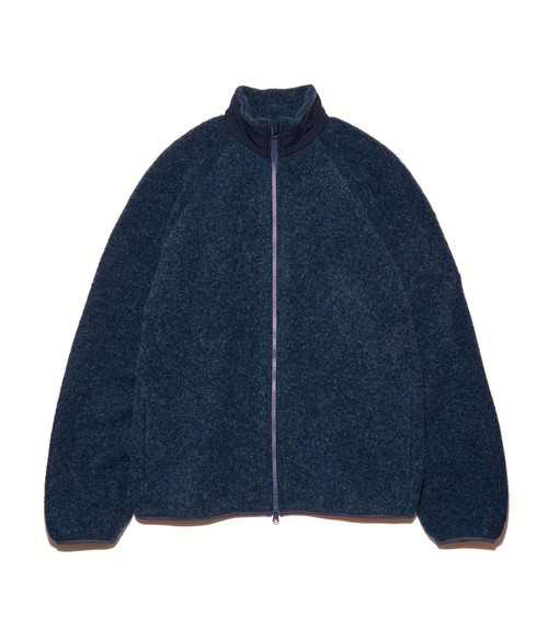 nanamica / 24AW/Boiled Wool Zip Up Sweater/ジャケット/S/ウール/BRW/S24FJ031 6614e4a93213c__07787.