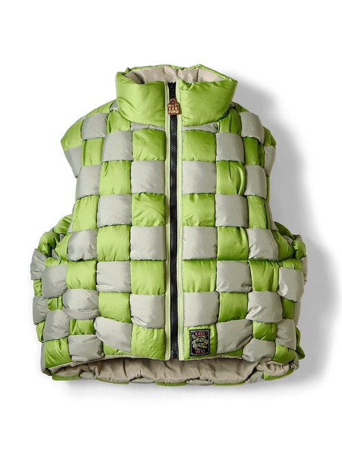 KAPITAL Vest Ripstop Nylon KEEL Weaving Vest