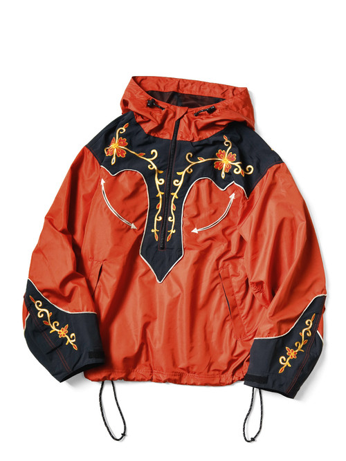 Kapital Poly Taffeta Tennessee Cornflower Parka Jacket