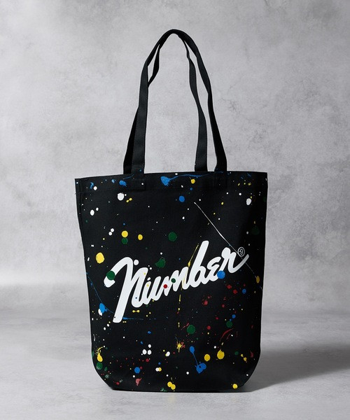 直営店 大阪府 NUMBER (N)INE canvas wzip tote 【公式通販】