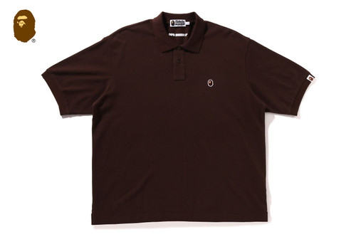 BAPE CUT AND SEWN ONE POINT RELAX FIT POLO SHIRT