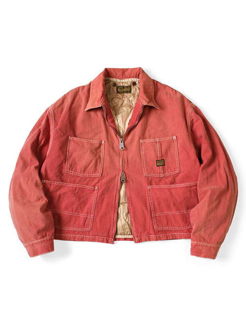 KAPITAL Jacket California Red Canvas Cover Old Rizler (With Liner)