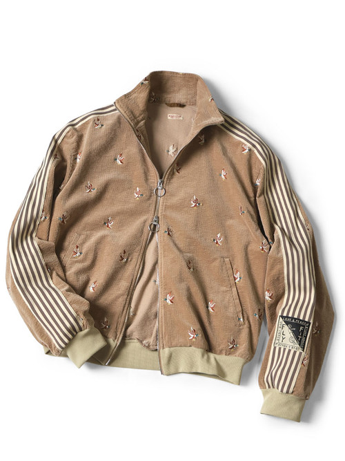 KAPITAL Jacket 11W Stretch Corduroy Duck Embroidery Track Jacket