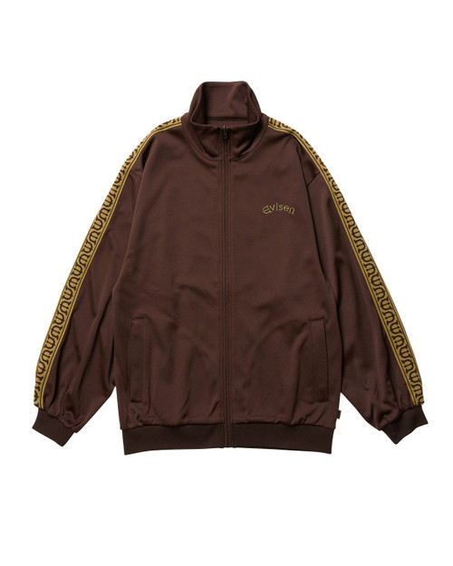 Evisen Skateboards JACKET E LOGO TRACK JACKET - BROWN