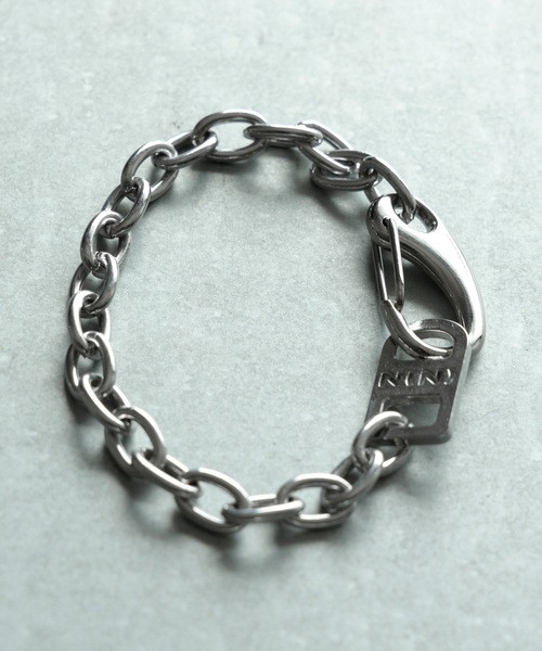 NUMBER (N)INE Accessories N(N) LOGO PLATE HOLE CHAIN BRACELET