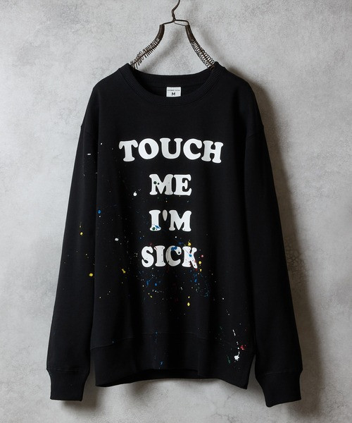 NUMBER (N)INE Tops HAND PAINTED TOUCH ME I'M SICK PRINTED CLASSIC
