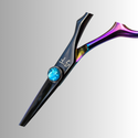 Rainbow & Black Professional Hair Cutting Shears – Japanese Steel