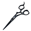 Professional Hair Shears - 7-Inch Japanese 440C Steel, Black Edition