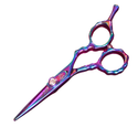 Rainbow Bamboo Floral Professional Hair Cutting Shears