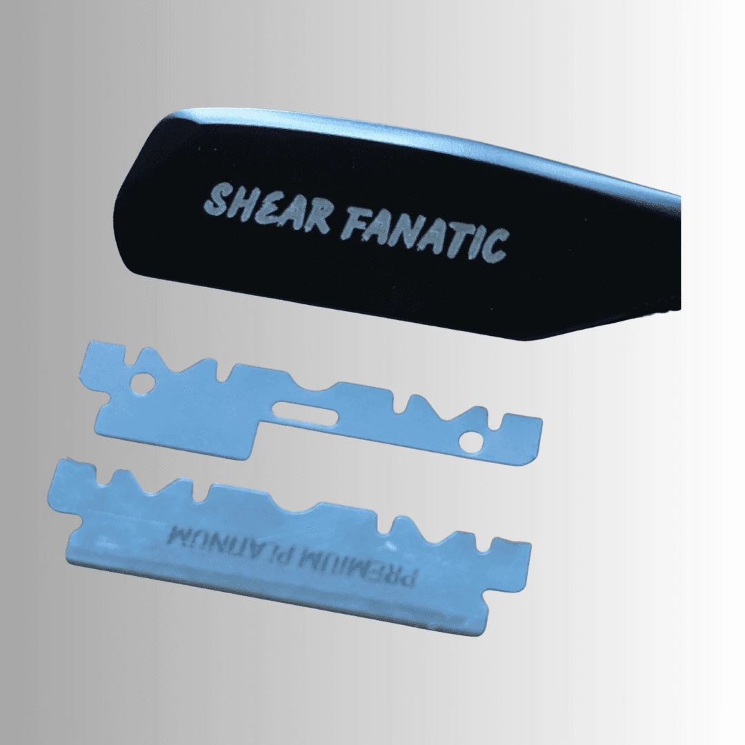 Short-Length Barber Razor Blades | Pre-Cut Stainless Steel | Universal Fit