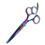 Shear Fanatic®️ Pro Series 3 Hole Rainbow Hair Cutting Shears