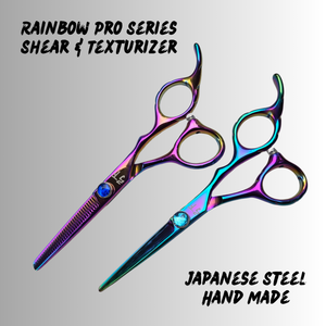 Shear Fanatic®️ Pro Series Rainbow 2 PC Hair Scissor Set