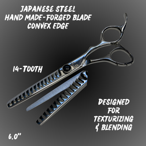 Shear Fanatic Pro Series 14 Tooth Thinning Shears 6.0 inch