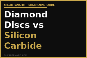 Diamond Discs vs Silicon Carbide & Aluminum Oxide Sharpening