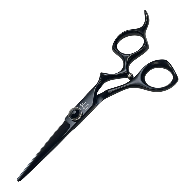 Professional Hair Shears - 7-Inch Japanese 440C Steel, Black Edition