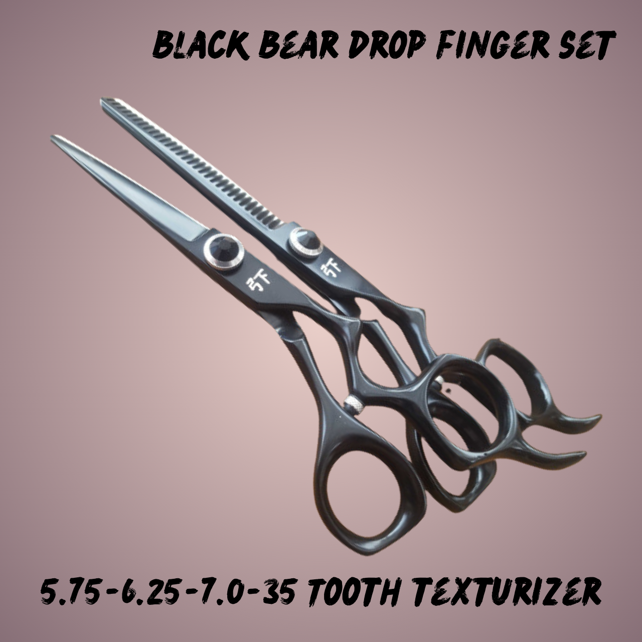 新作　Scissor Shop Midorikawa aphex twin T black_bear_drop_finger_set__13
