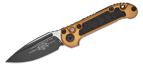 MICROTECH LUDT Gen III - Tan Handle - Black Blade