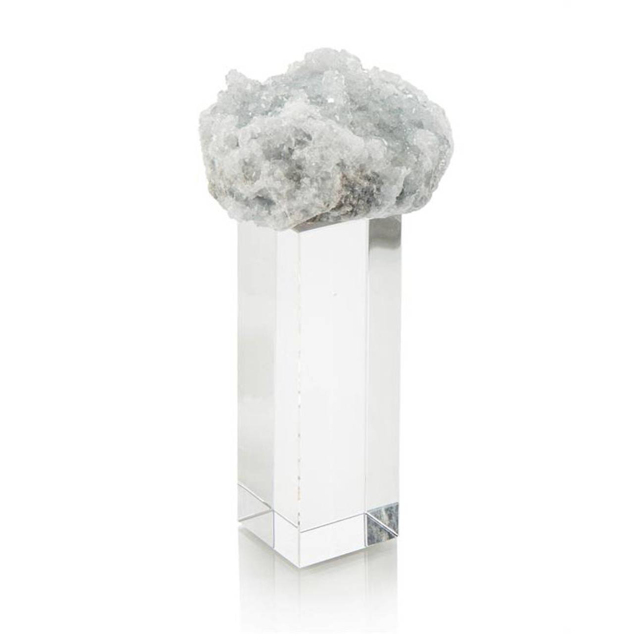 John-Richard Celestite Stone Coastal Clear Crystal Box